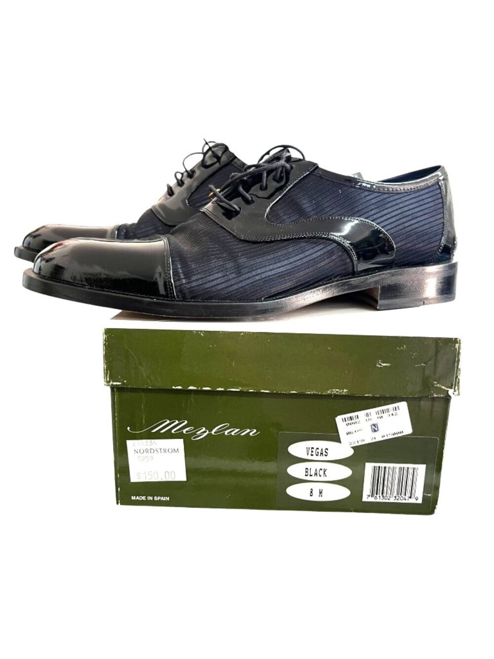 Mezlan Vegas Formal Dress Shoes Size 8M With Box